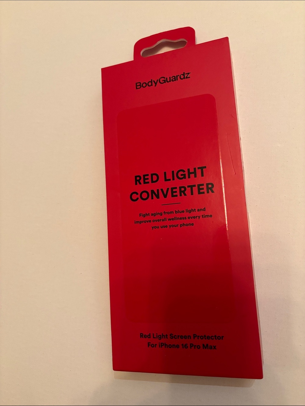 RED LIGHT CONVERTER / BODY GAURDZ PHONE SCREEN PROTECTOR FOR RED LIGHT